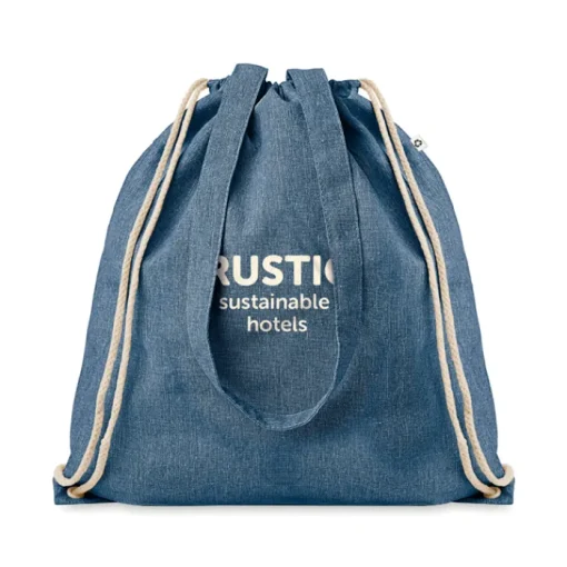 Gift Campaign Zainetto a sacca manici lunghi effetto denim in cotone 140g/m2 Reciclo> Gadget Ecologici|Sacche Personalizzate