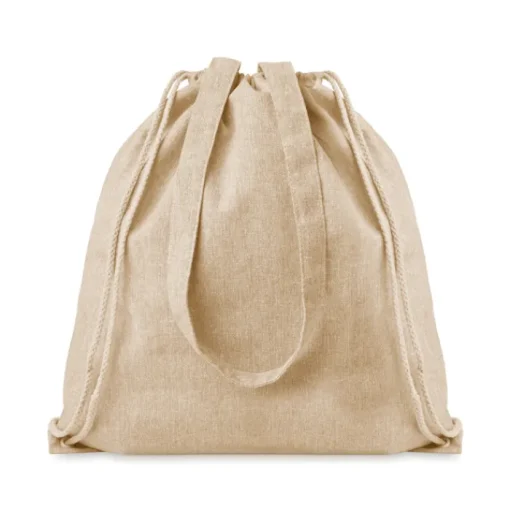 Gift Campaign Zainetto a sacca manici lunghi effetto denim in cotone 140g/m2 Reciclo> Gadget Ecologici|Sacche Personalizzate