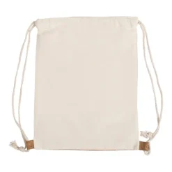 Gift Campaign Zainetto a sacca manici lunghi base in sughero e copro 160g/m² Corizza> Sacche Personalizzate