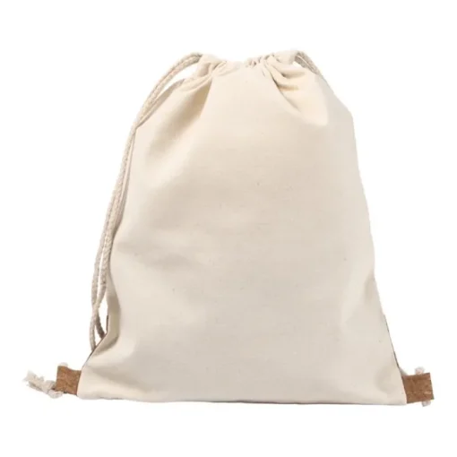 Gift Campaign Zainetto a sacca manici lunghi base in sughero e copro 160g/m² Corizza> Sacche Personalizzate
