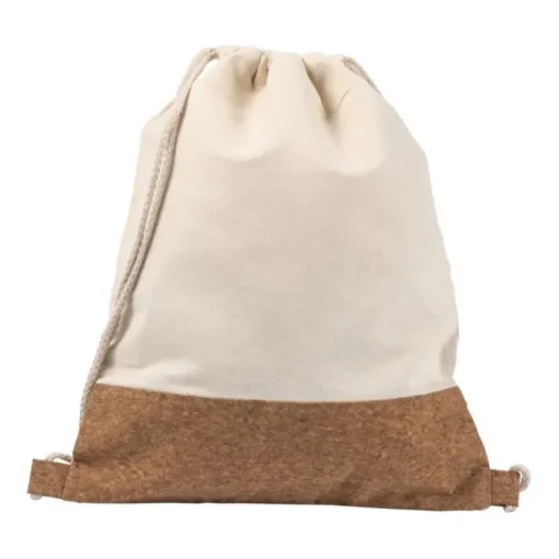 Gift Campaign Zainetto a sacca manici lunghi base in sughero e copro 160g/m² Corizza> Sacche Personalizzate