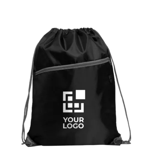 Gift Campaign Zainetto a sacca multiuso con tasca frontale con zip> Sacche Personalizzate