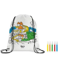 Gift Campaign Zainetto a sacca per bambini colorabile e pennarelli inclusi Color Fun></noscript> Matite Colorate|Zaini Per Bambini