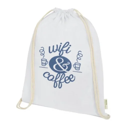 Gift Campaign Zainetto a sacca promozionale cotone ecologico max 5 kg Organic Pure> Gadget Ecologici|Sacche Personalizzate