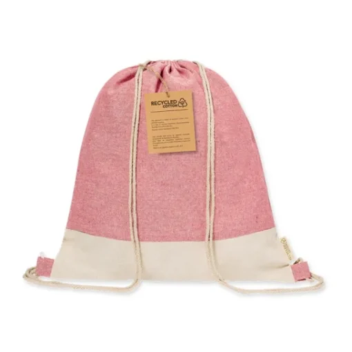 Gift Campaign Zainetto a sacco in cotone riciclato bicolore 120g/m2> Sacche Personalizzate