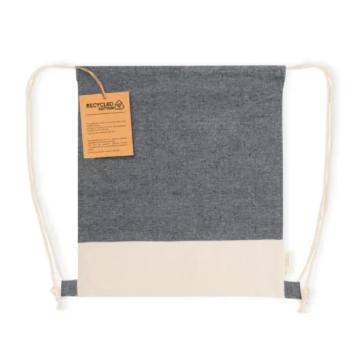 Gift Campaign Zainetto a sacco in cotone riciclato bicolore 120g/m2> Sacche Personalizzate