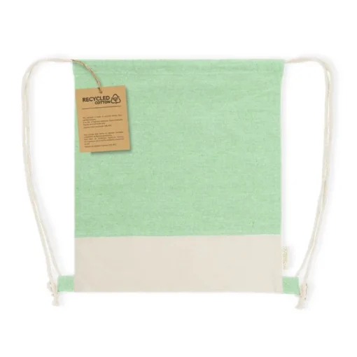 Gift Campaign Zainetto a sacco in cotone riciclato bicolore 120g/m2> Sacche Personalizzate