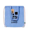 Gift Campaign Zainetto con coulisse e manici lunghi in cotone GRS 140 g/m² Fairtrade> Sacche Personalizzate|Shopper In Cotone Personalizzate