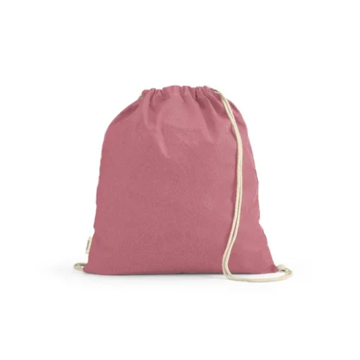 Gift Campaign Zainetto con coulisse ecologico in cotone riciclato da 140g/m2 ed rPET> Sacche Personalizzate