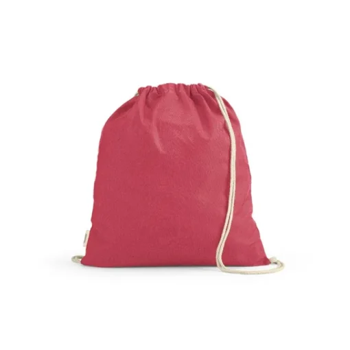 Gift Campaign Zainetto con coulisse ecologico in cotone riciclato da 140g/m2 ed rPET> Sacche Personalizzate