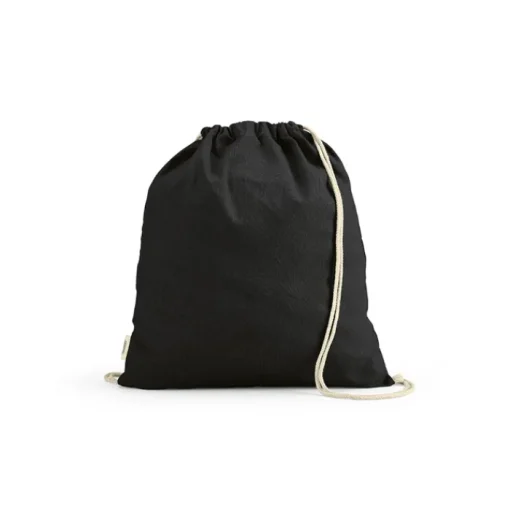 Gift Campaign Zainetto con coulisse ecologico in cotone riciclato da 140g/m2 ed rPET> Sacche Personalizzate