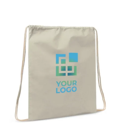 Gift Campaign Zainetto con coulisse in cotone da 140g/m2 certificato OEKO-TEX®> Sacche Personalizzate