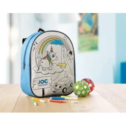 Gift Campaign Zainetto con logo per bambini colorabile con colori inclusi Color Time></noscript> Zaini Per Bambini