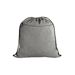 Gift Campaign Zainetto coulisse cotone riciclato con tasca 140 g/m2 Neutral Colors> Sacche Personalizzate