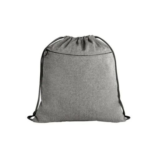 Gift Campaign Zainetto coulisse cotone riciclato con tasca 140 g/m2 Neutral Colors> Sacche Personalizzate