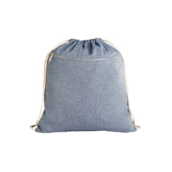 Gift Campaign Zainetto coulisse cotone riciclato con tasca 140 g/m2 Neutral Colors> Sacche Personalizzate