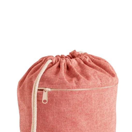 Gift Campaign Zainetto coulisse cotone riciclato con tasca 140 g/m2 Neutral Colors> Sacche Personalizzate