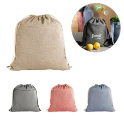 Gift Campaign Zainetto coulisse cotone riciclato con tasca 140 g/m2 Neutral Colors></noscript> Sacche Personalizzate
