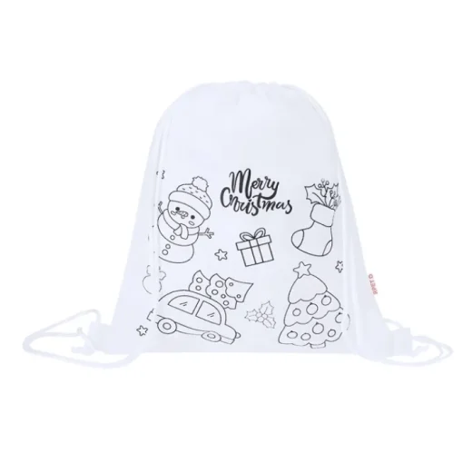 Gift Campaign Zainetto per bambini natalizio da colorare con i 4 pastelli a cera> Gadget Natalizi