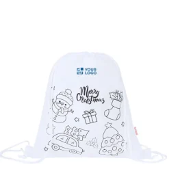 Gift Campaign Zainetto per bambini natalizio da colorare con i 4 pastelli a cera></noscript> Gadget Natalizi