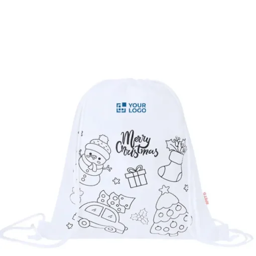 Gift Campaign Zainetto per bambini natalizio da colorare con i 4 pastelli a cera> Gadget Natalizi