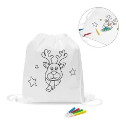 Gift Campaign Zainetto promozionale con renna da colorare in tnt da 80 g/m2 Reno></noscript> Gadget Natalizi