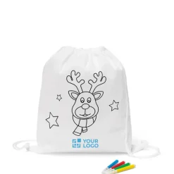 Gift Campaign Zainetto promozionale con renna da colorare in tnt da 80 g/m2 Reno></noscript> Gadget Natalizi