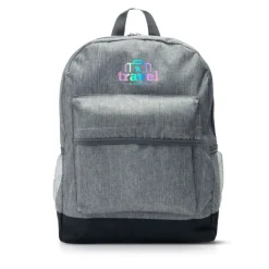 Gift Campaign Zaini con logo in poliestere 600D con base nera e tasca per pc da 13''> Zaini Porta Pc