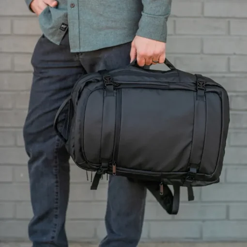 Gift Campaign Zaini da viaggio personalizzati da 22 litri in rPET con tasca e fascia per trolley> Zaini Da Viaggio