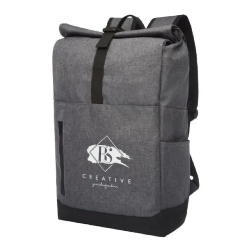 Gift Campaign Zaini promozionali imbottiti chiusura rollup e tasca pc 15,6'' Fintech> Zaini Porta Pc