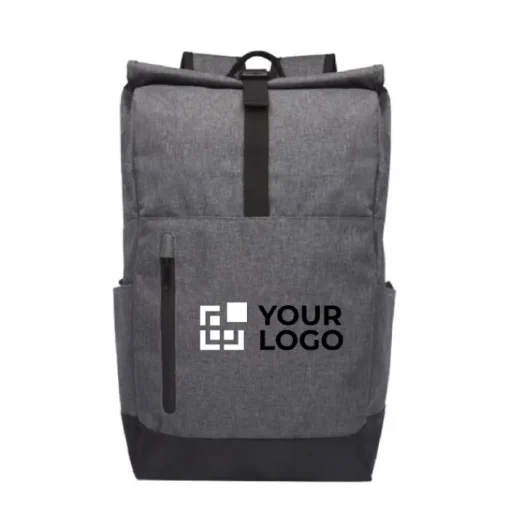 Gift Campaign Zaini promozionali imbottiti chiusura rollup e tasca pc 15,6'' Fintech> Zaini Porta Pc