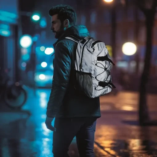 Gift Campaign Zaini sportivi personalizzati riflettente con cordino e tasca per pc> Zaini Sportivi