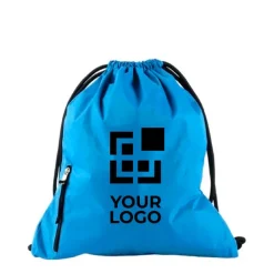 Gift Campaign Zaino a sacca con logo tanti colori con tasche frontali Repellent></noscript> Sacche Personalizzate