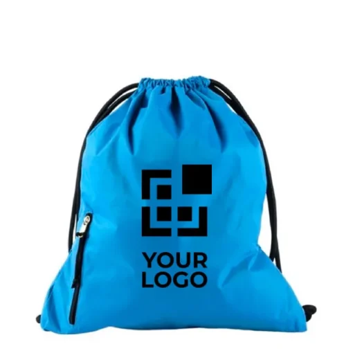 Gift Campaign Zaino a sacca con logo tanti colori con tasche frontali Repellent> Sacche Personalizzate