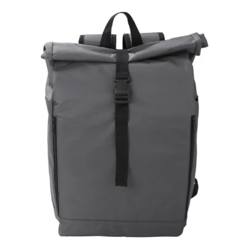 Gift Campaign Zaino aziendale rolltop in rPET 600D con chiusura in velcro e fibbia> Zaini Da Viaggio