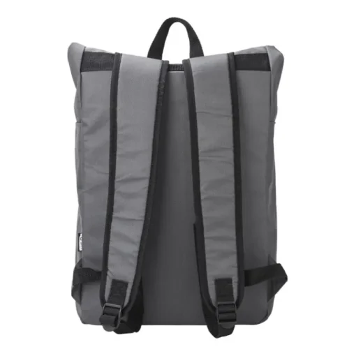 Gift Campaign Zaino aziendale rolltop in rPET 600D con chiusura in velcro e fibbia> Zaini Da Viaggio