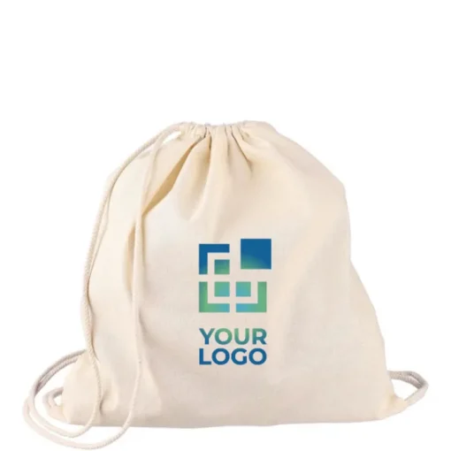 Gift Campaign Zaino con coulisse in cotone naturale Oeko-Tex® da 150 g/m2> Sacche Personalizzate