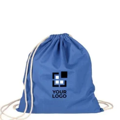 Gift Campaign Zaino con coulisse in cotone colorato Oeko-Tex® da 140 g/m2></noscript> Sacche Personalizzate