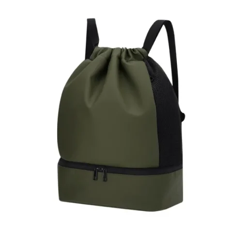 Gift Campaign Zaino con coulisse in PU con tasca inferiore per scarpe> Sacche Personalizzate
