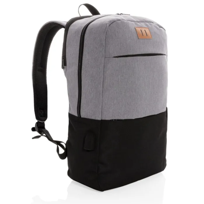 Gift Campaign Zaino con logo bicolore tasca frontale e scomparto pc 15,6'' Smart> Zaini Porta Pc