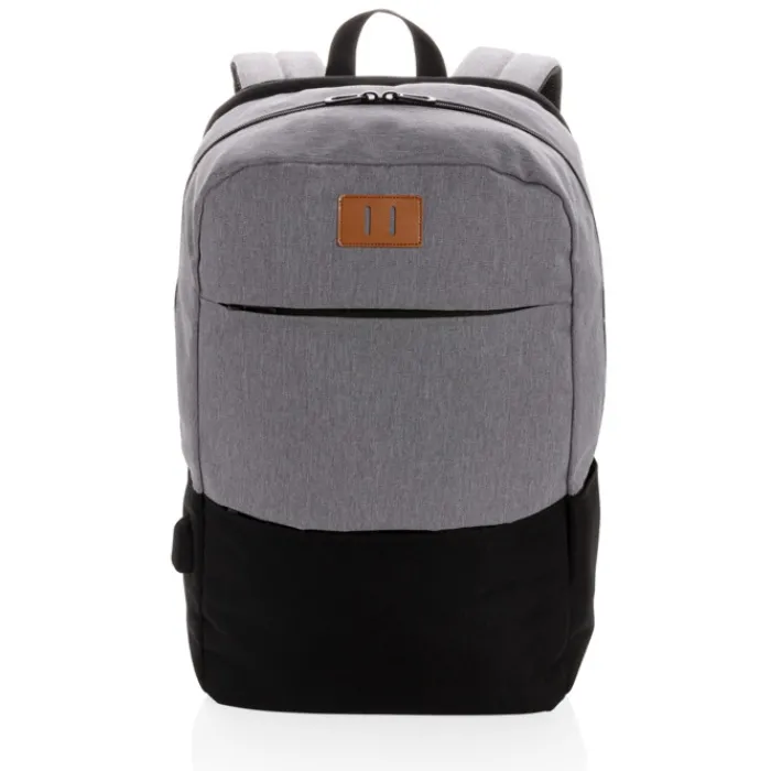 Gift Campaign Zaino con logo bicolore tasca frontale e scomparto pc 15,6'' Smart> Zaini Porta Pc