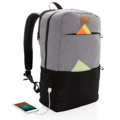 Gift Campaign Zaino con logo bicolore tasca frontale e scomparto pc 15,6'' Smart></noscript> Zaini Porta Pc