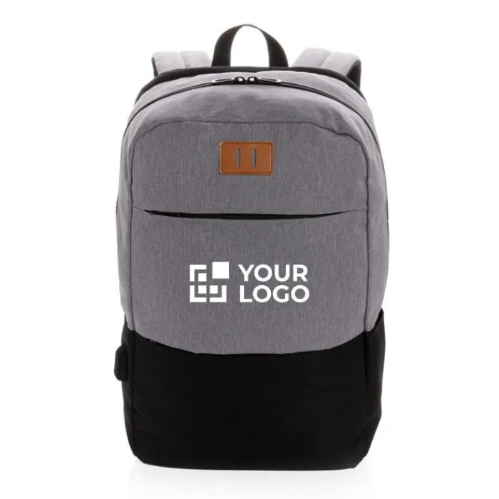 Gift Campaign Zaino con logo bicolore tasca frontale e scomparto pc 15,6'' Smart> Zaini Porta Pc