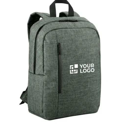 Gift Campaign Zaino con logo divisori imbottiti e tasca per pc 14'' Greystone> Zaini Porta Pc