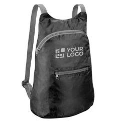 Gift Campaign Zaino con logo richiudibile tasca anteriore in più colori Basic Fold><noscript><img width=