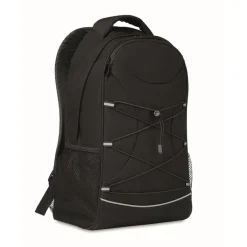 Gift Campaign Zaino cordini in tinta e dettagli riflettenti con tasche a rete RPET> Zaini Sportivi