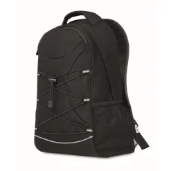 Gift Campaign Zaino cordini in tinta e dettagli riflettenti con tasche a rete RPET> Zaini Sportivi