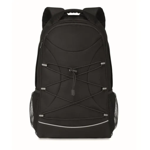 Gift Campaign Zaino cordini in tinta e dettagli riflettenti con tasche a rete RPET> Zaini Sportivi
