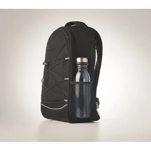 Gift Campaign Zaino cordini in tinta e dettagli riflettenti con tasche a rete RPET> Zaini Sportivi