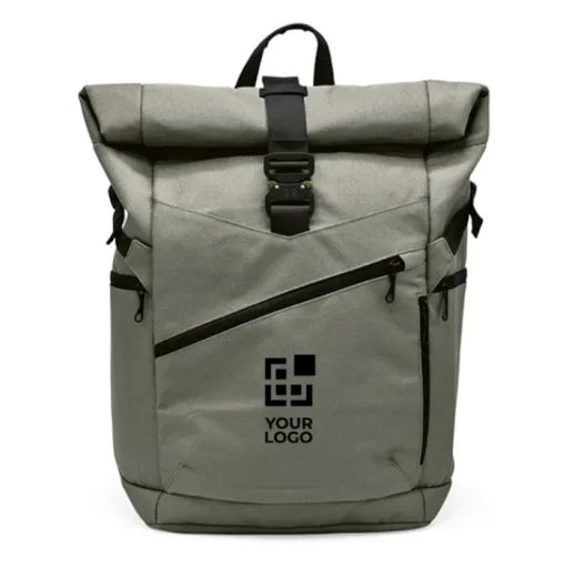 Gift Campaign Zaino da 28 litri in rPET con chiusura superiore roll top con fibbia> Zaini Da Viaggio